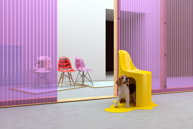 chris labrooy reworks the classic eames shell chair designboom garden of eames