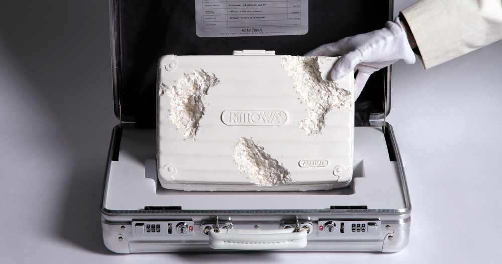 vintage rimowa suitcase