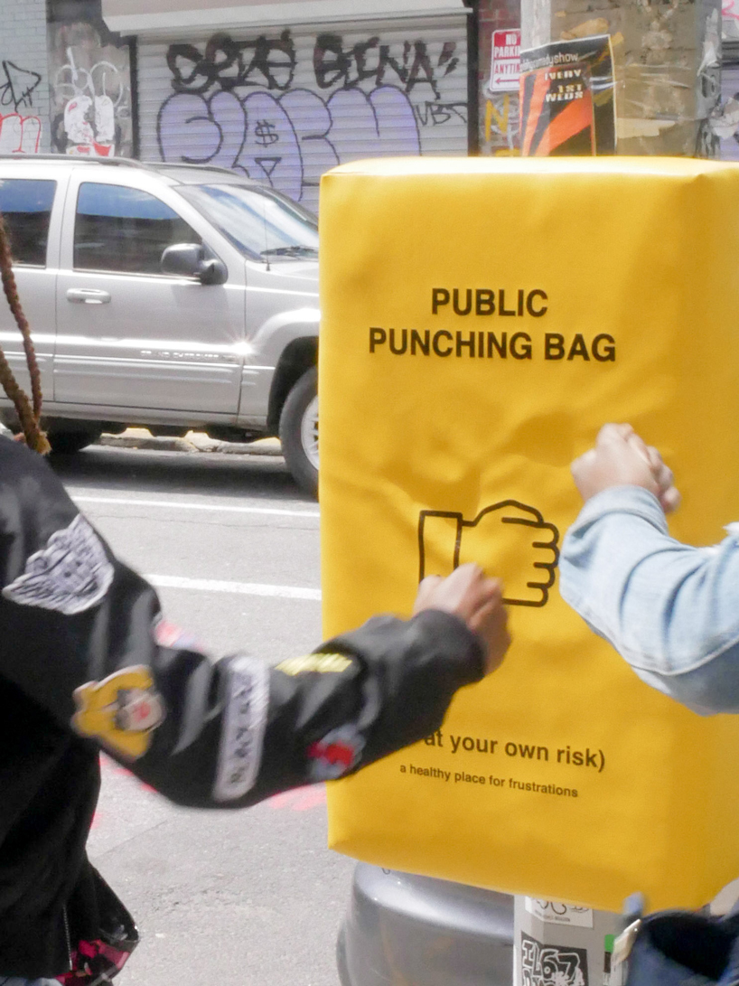 public punching bags