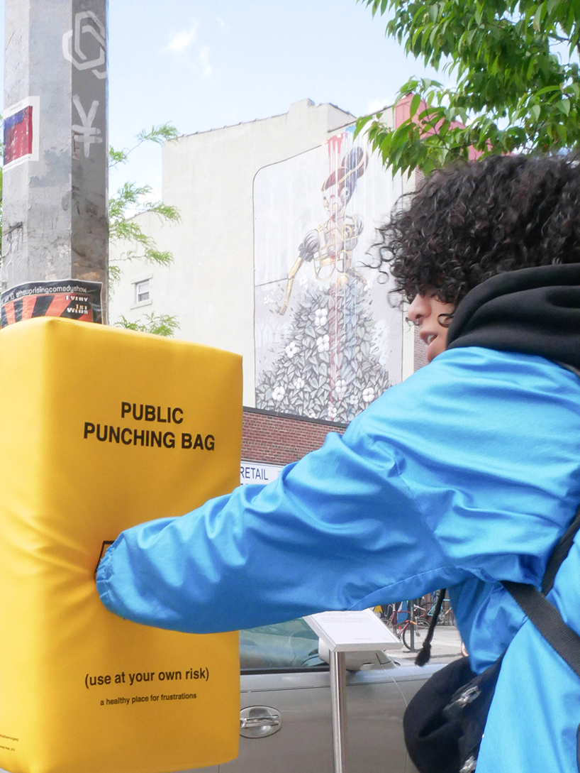 public punching bags