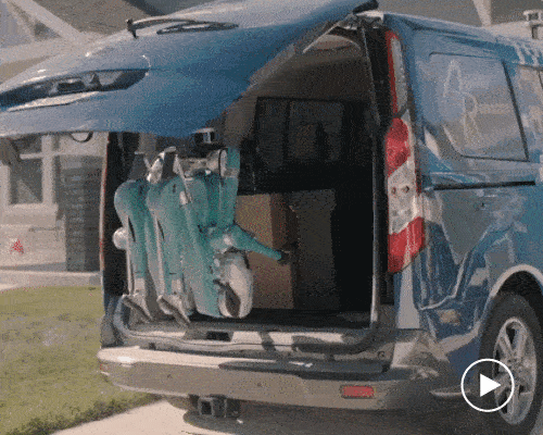 ford's foldable robot could soon be delivering your packages