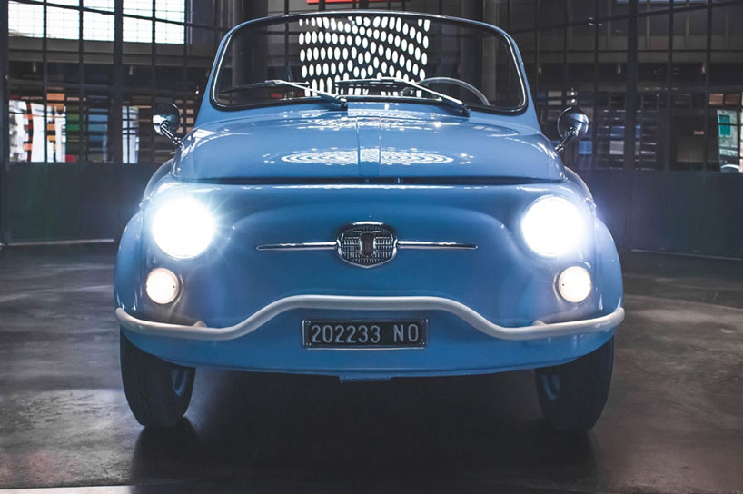 garage italia announces e-icon project turning vintage autos into electric cars designboom