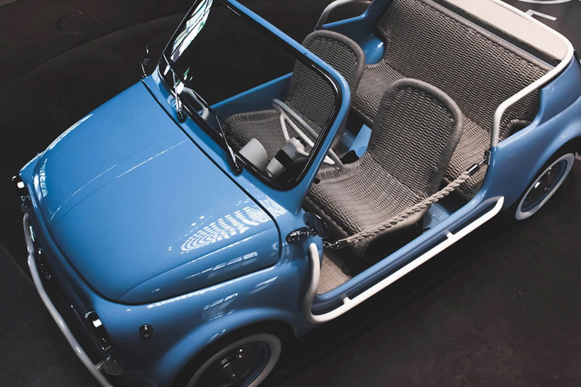 garage italia announces e-icon project turning vintage autos into electric cars designboom