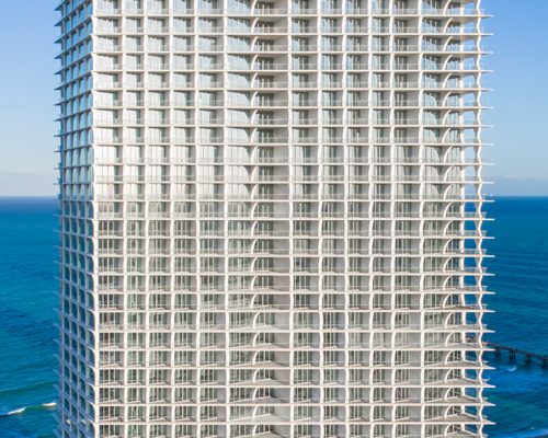 herzog & de meuron adds to south florida's coastal landmarks with residential skyscraper