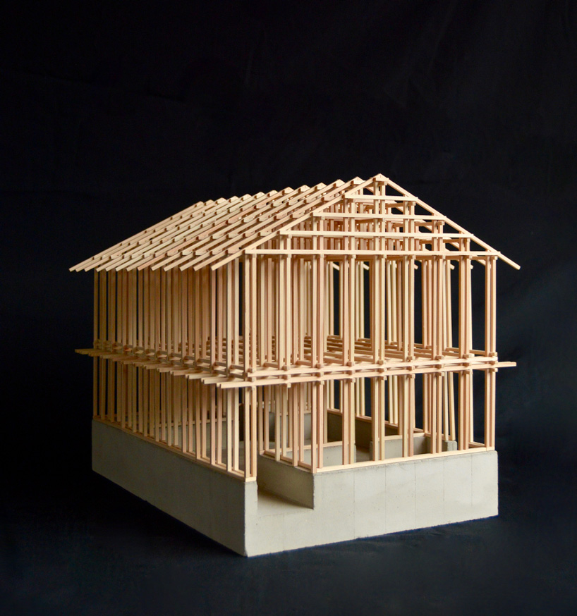 kazuya morita builds wooden lattice frame structure for archive library in kyoto - 10