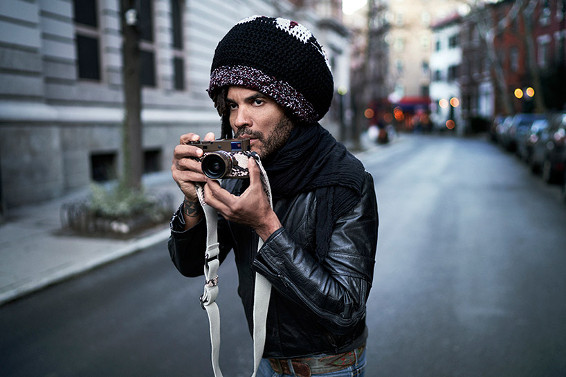 lenny kravitz's second collaboration with leica is a vegan snakeskin camera for nomads designboom