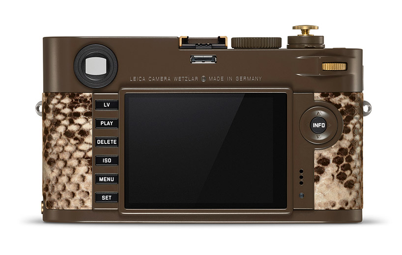 lenny kravitz's second collaboration with leica is a vegan snakeskin camera for nomads designboom