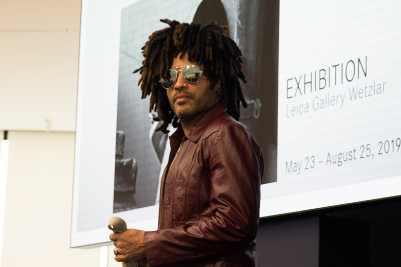 lenny kravitz's second collaboration with leica is a vegan snakeskin camera for nomads designboom