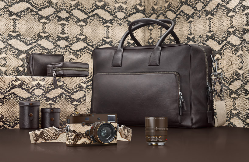 lenny kravitz's second collaboration with leica is a vegan snakeskin camera for nomads designboom