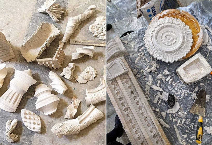 'moulding matters' combines architectural craft with contemporary design in naples designboom