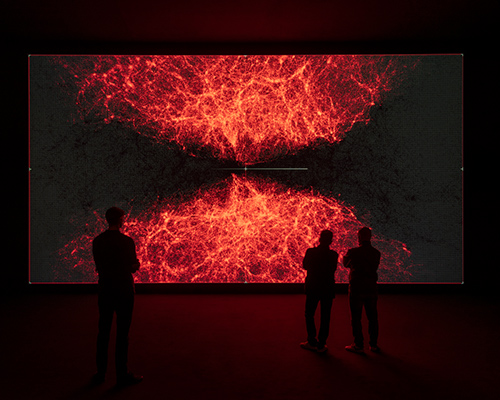 ryoji ikeda exhibits audio-visual trilogy 'data-verse' for audemars piguet at the venice biennale
