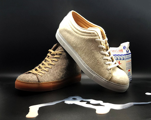 nat-2 launches sustainable high-end footwear made from upcycled milk