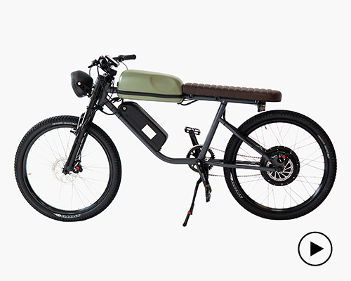 retro-styled tempus titan R electric bike offers 40+ mile range