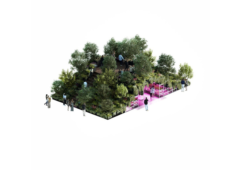tom dixon + IKEA's experimental garden for urban farming opens during chelsea flower show