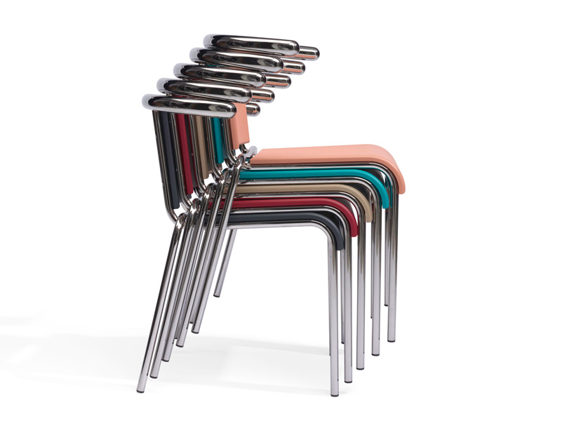 william sawaya designs 5.PM chair with bull-like horns for sawaya & moroni