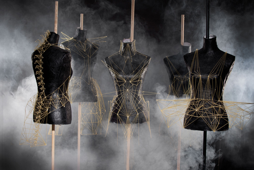 alice pegna crafts intricate dresses and headpieces with spaghetti designboom alice pegna crafts intricate dresses and headpieces with spaghetti designboom