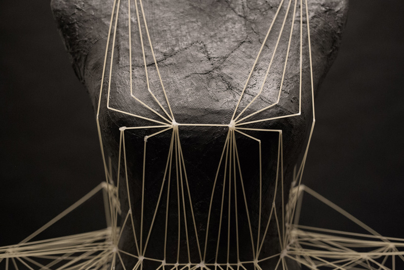 alice pegna crafts intricate dresses and headpieces with spaghetti designboom alice pegna crafts intricate dresses and headpieces with spaghetti designboom