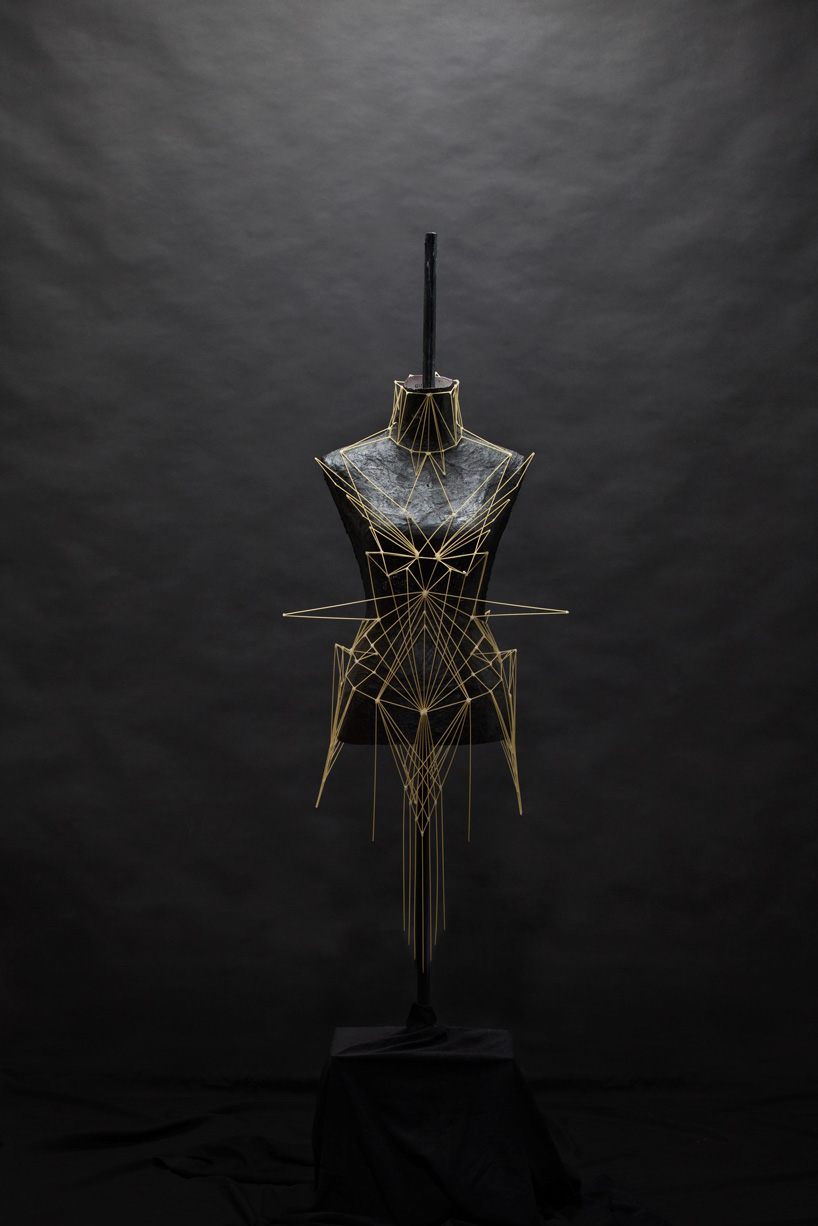 alice pegna crafts intricate dresses and headpieces with spaghetti designboom alice pegna crafts intricate dresses and headpieces with spaghetti designboom