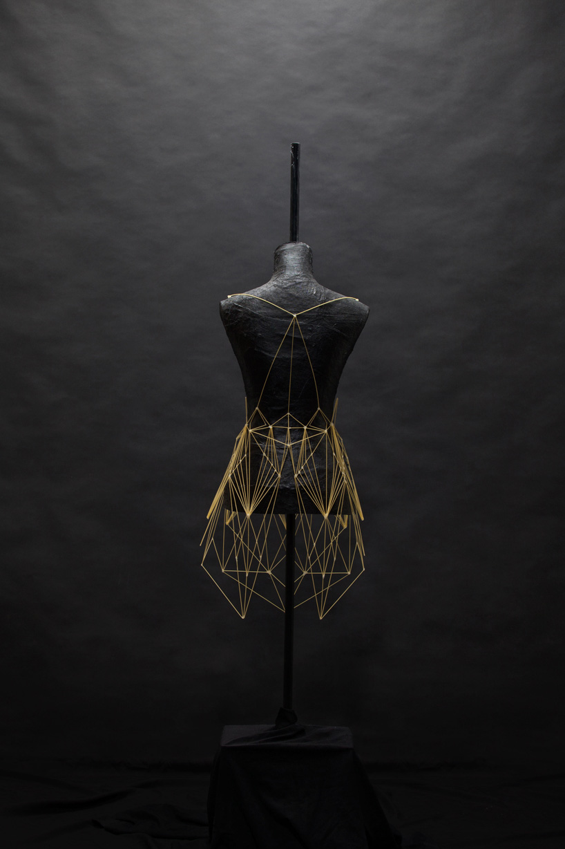 alice pegna crafts intricate dresses and headpieces with spaghetti designboom alice pegna crafts intricate dresses and headpieces with spaghetti designboom