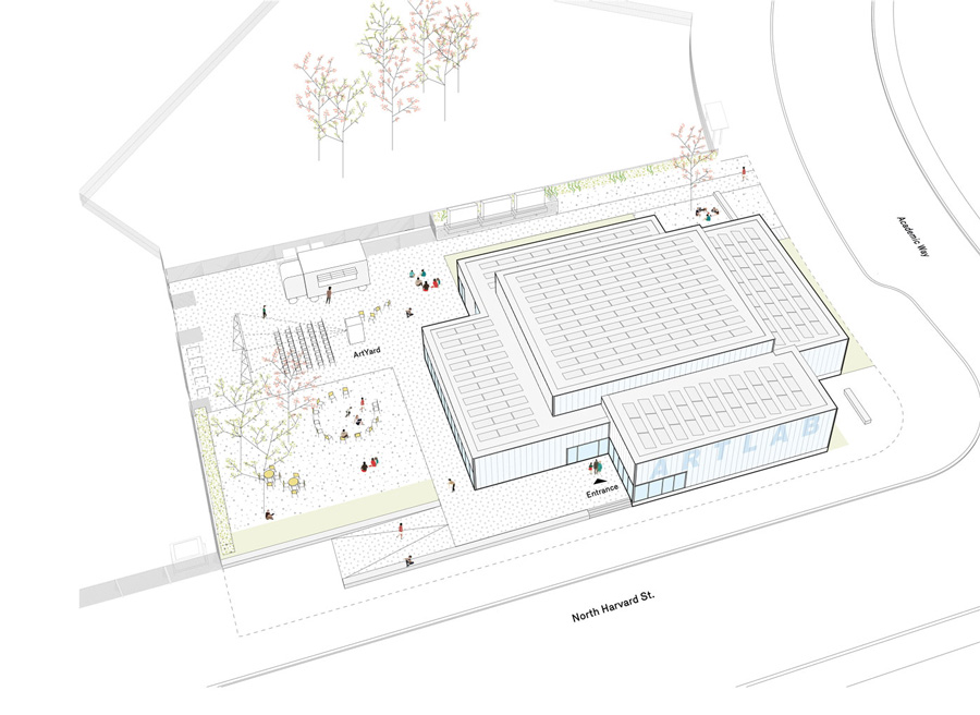 barkow leibinger designs harvard university's artlab to be curated and adapted by its users