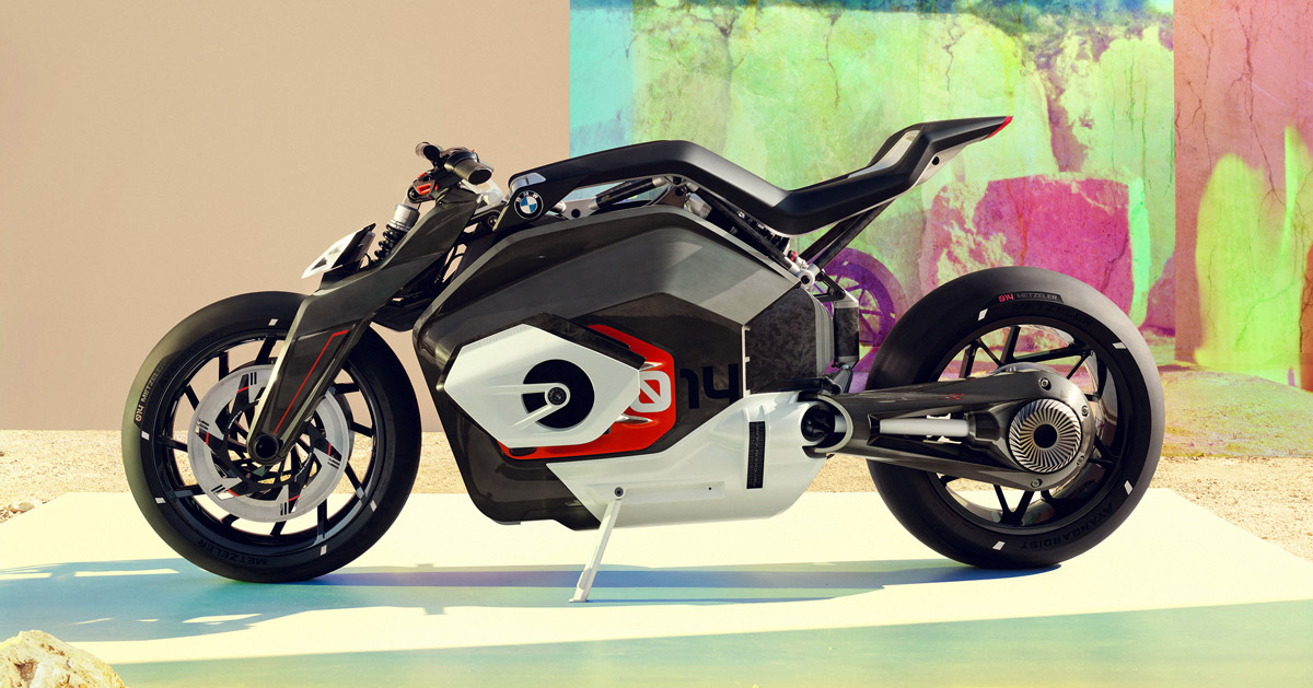 The Bmw Motorrad Vision Dc Roadster Is An Emotional Naked Bike With Electric Drive