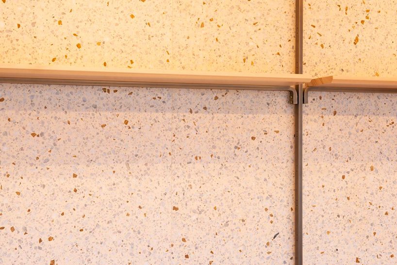 CASE-REAL renovates japanese shrine with gold and pink terrazzo tiles - 7
