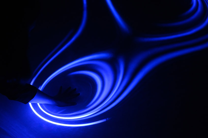 daan roosegaarde creates 'living membrane' installation for BMW art basel 2019 designboom SYNC