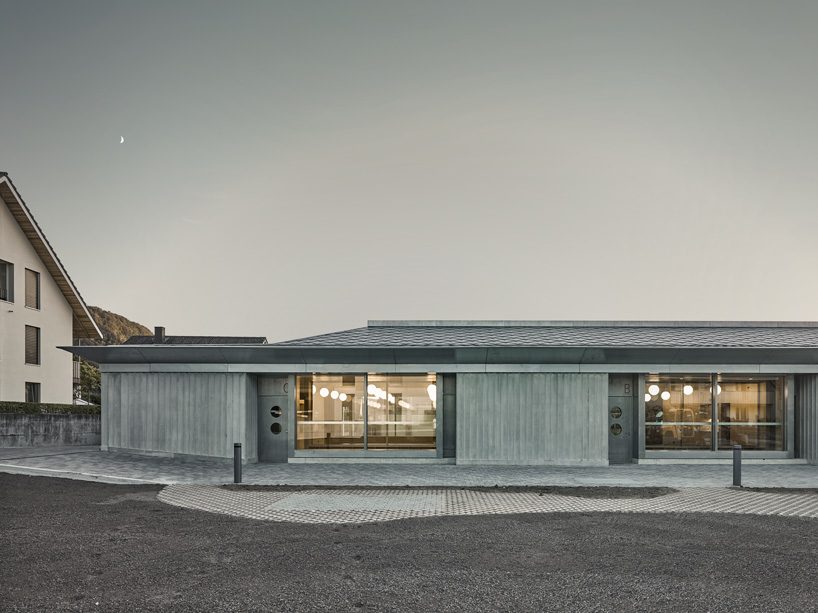estrada reichen + malte kloes combine kindergarten with underground car park in switzerland - 6