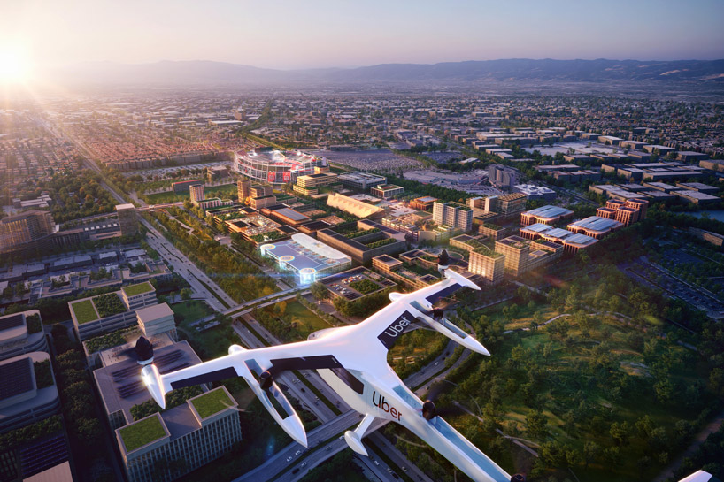 foster + partners designs uber air skyport for santa clara