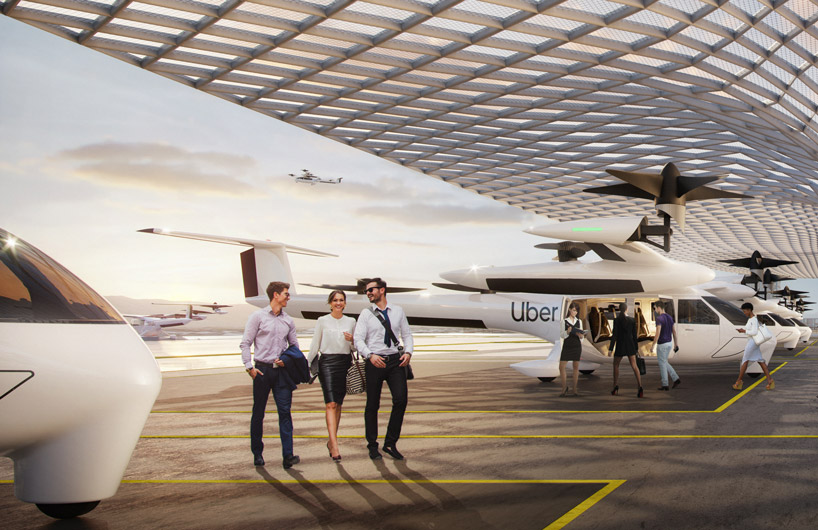 foster + partners designs uber air skyport for santa clara
