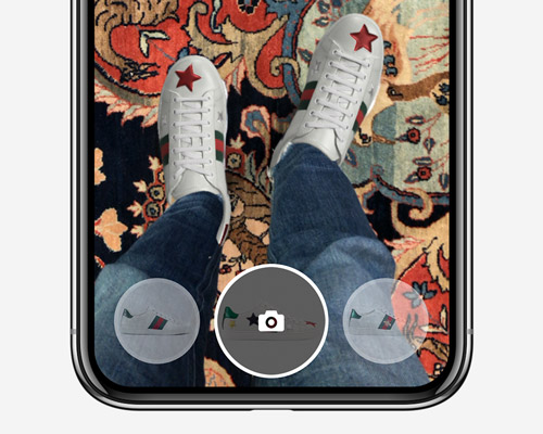 gucci introduces iOS app that lets you try shoes on using augmented reality