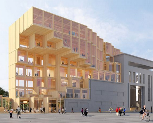jakob + macfarlane's winning entry for the reinventing cities competition