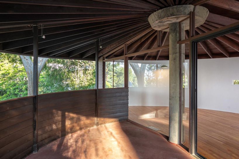 john lautner's circular wooden house from the 50's goes on sale for the first time