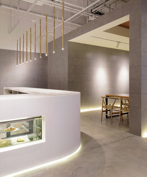 Jun Murata Uses Exposed Concrete And Brass For Shanghai S