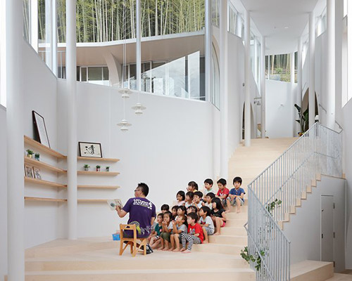 KEI SASAKI / INTERMEDIA steps the atago nursery to the sloped terrain of nagasaki