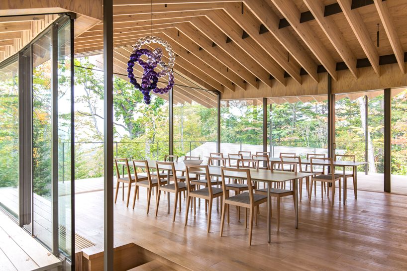 kengo kuma unveils 'furniture that blends into the surroundings' at time & style amsterdam designboom
