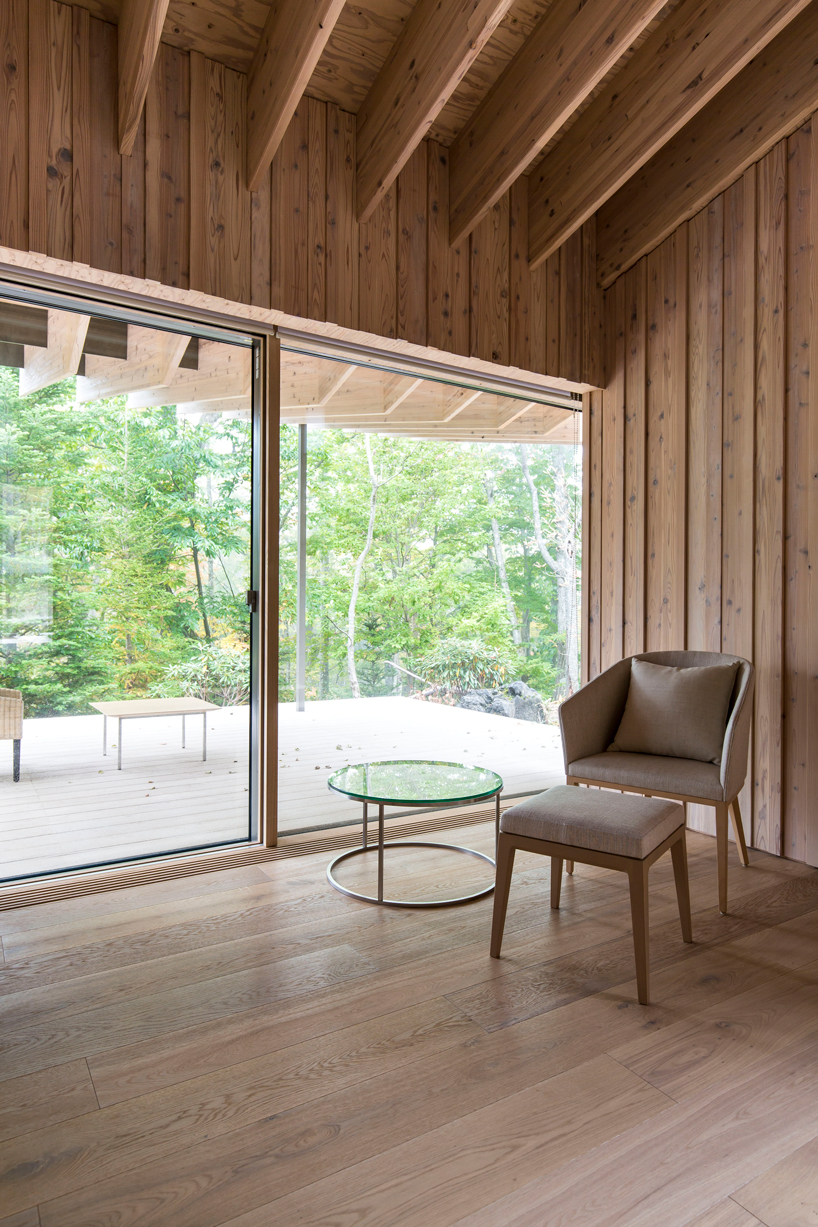 kengo kuma unveils 'furniture that blends into the surroundings' at time & style amsterdam designboom