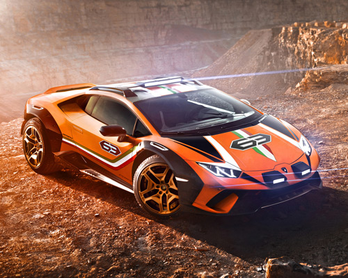 lamborghini's huracán sterrato concept is a super sports car for your off-road fantasies