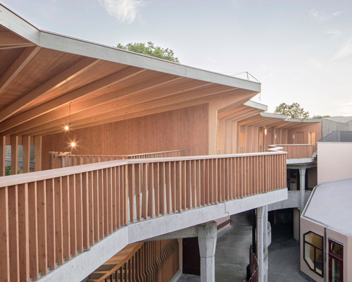LOCALARCHITECTURE extends rudolf steiner school with technology and age-old expertise
