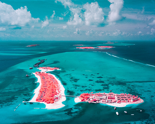 paolo pettigiani photographs maldives paradise in infrared hues
