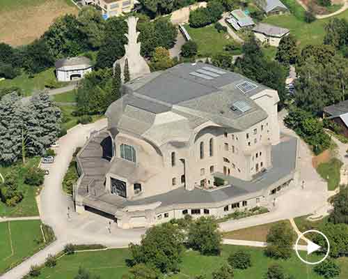 rudolf steiner's goetheanum is an anthroposophical expressionist concrete architecture gesamtkunstwerk