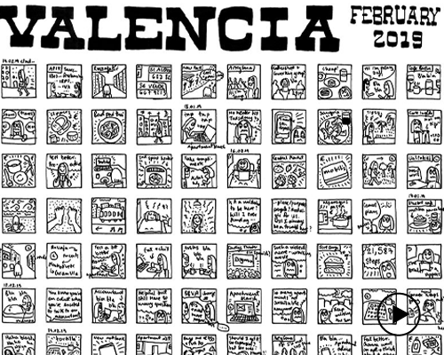 stillo noir draws her experiences to create a graphic 'visual journal'