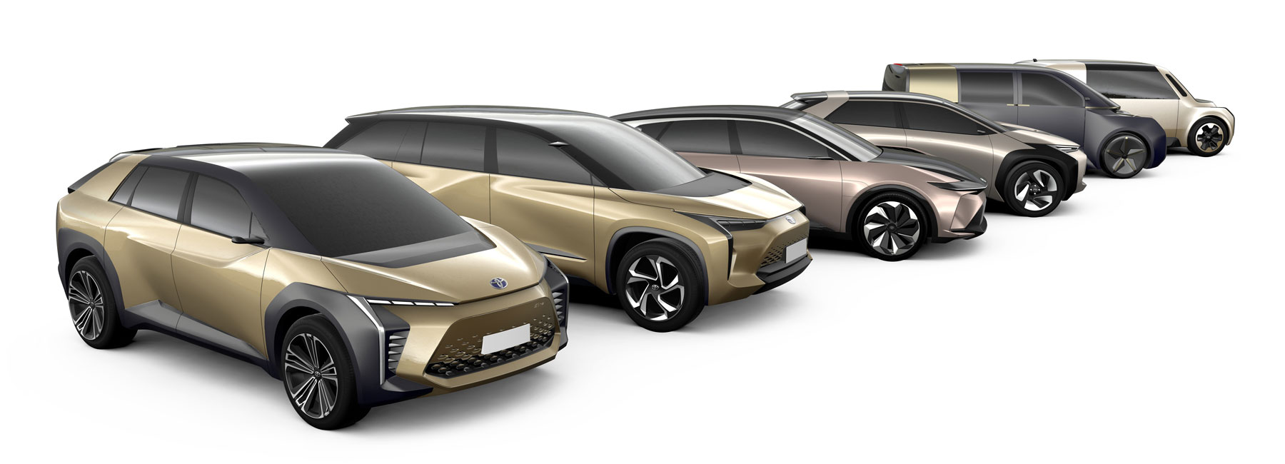 toyota details fleet of six new electric models launching for 2020-2025