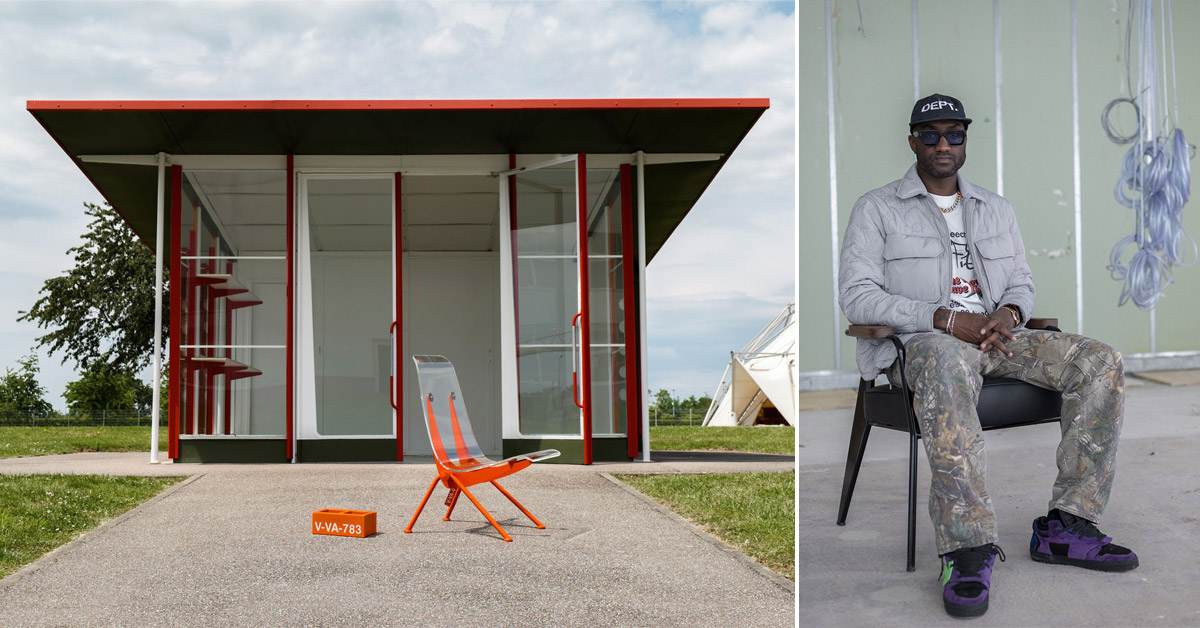 virgil abloh transports classic VITRA pieces into the future in 