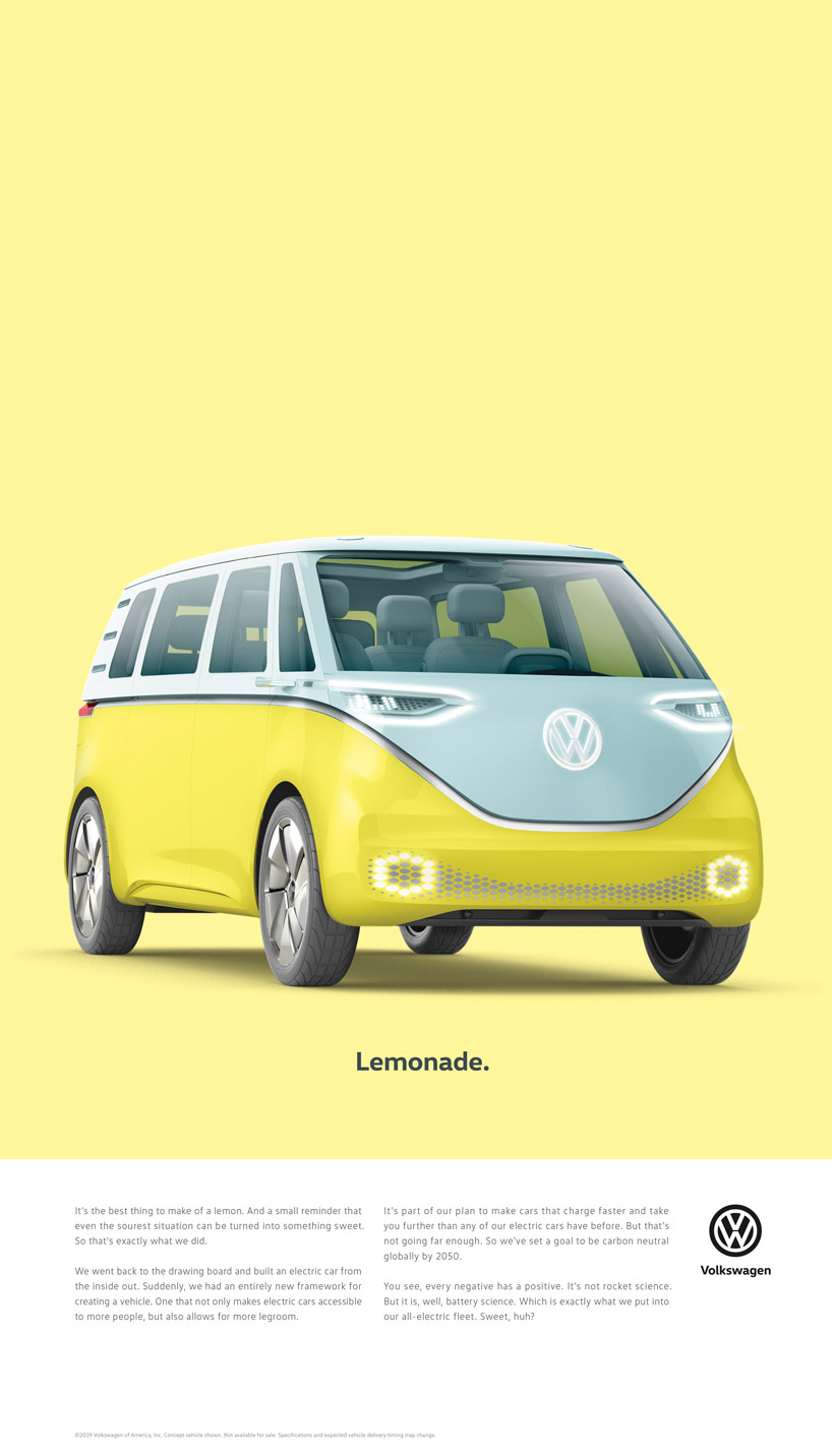 Volkswagen electric van commercial
