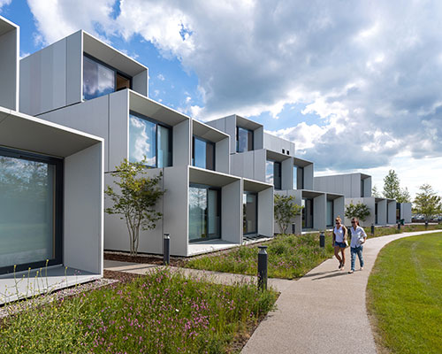 WilkinsonEyre designs a prefabricated modular student village for dyson