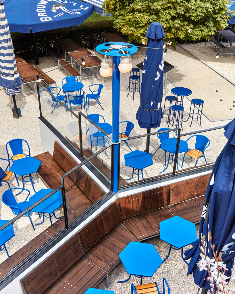 studio modijefsky converts historic tearoom in amsterdam's vondelpark into modernist taproom