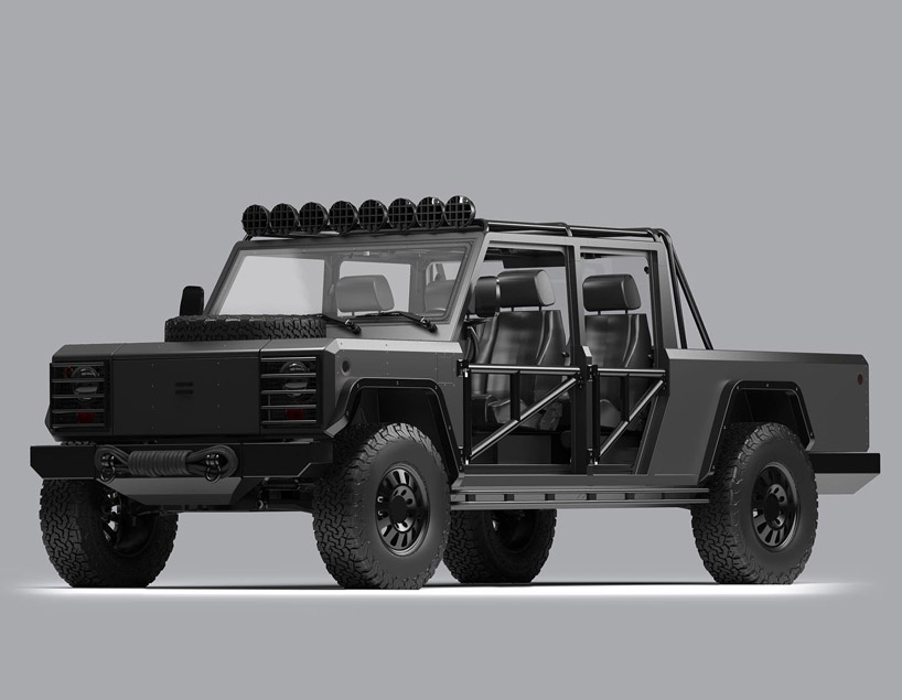  bollinger custom configurations B1 B2 electric pickup truck
