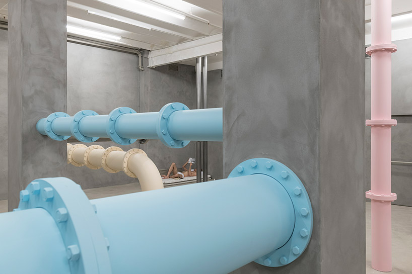 elmgreen & dragset turn barcelona gallery into an abandoned, underground boiler room - 1
