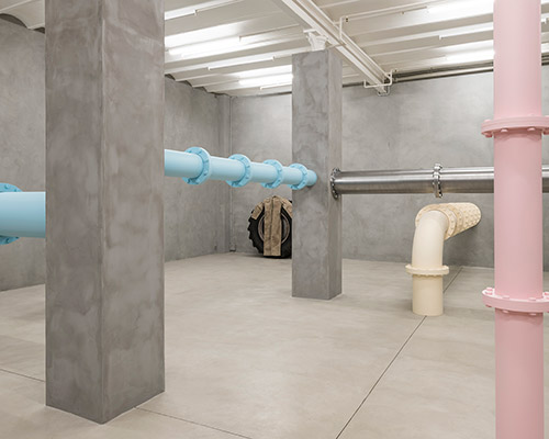 elmgreen & dragset turn barcelona gallery into an abandoned, underground boiler room